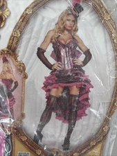 In Character Costume Burlesque Beauty Dress Set Womens Size XS Cosplay Halloween