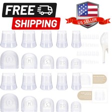 10 Pairs Heel Caps for High Heels,5 Sizes High Heel Protectors Transparent He...
