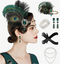 FLAPPER ACCESSORY -5pcs 1920s Flapper Gatsby Costume Accessories Set