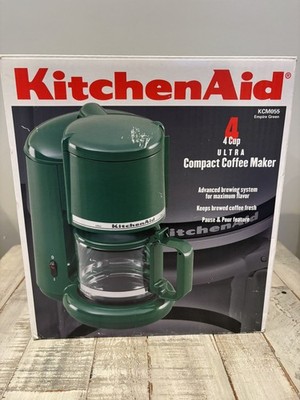 RARE KitchenAid KCM055GN 4-Cup Ultra Compact Household Coffee Maker Empire Green