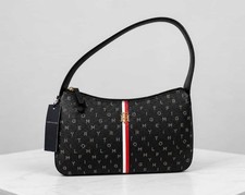 Tommy Hilfiger Women s Black Logo Zip Shoulde...