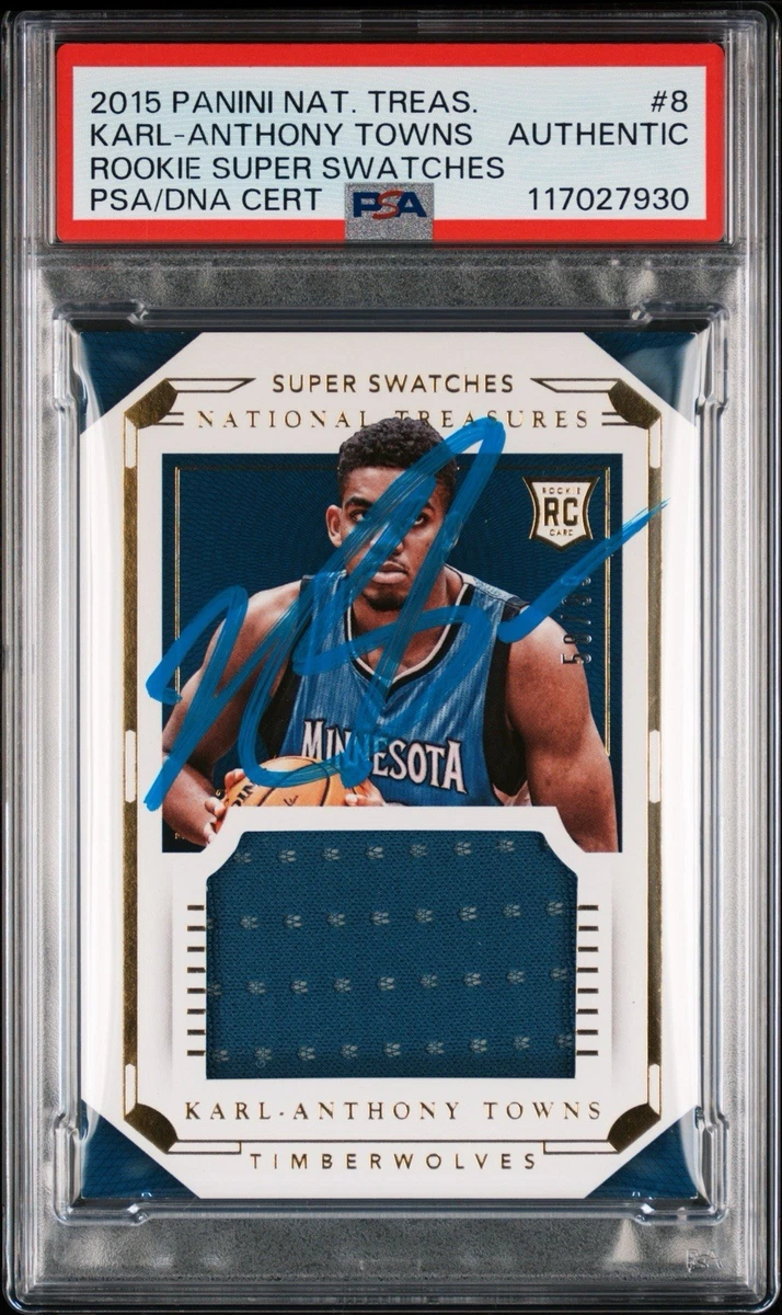 その他 Karl Anthony Towns National Treasures /5 2016-17 Karl Anthony Towns Emerald AUTO #/5 National Treasures