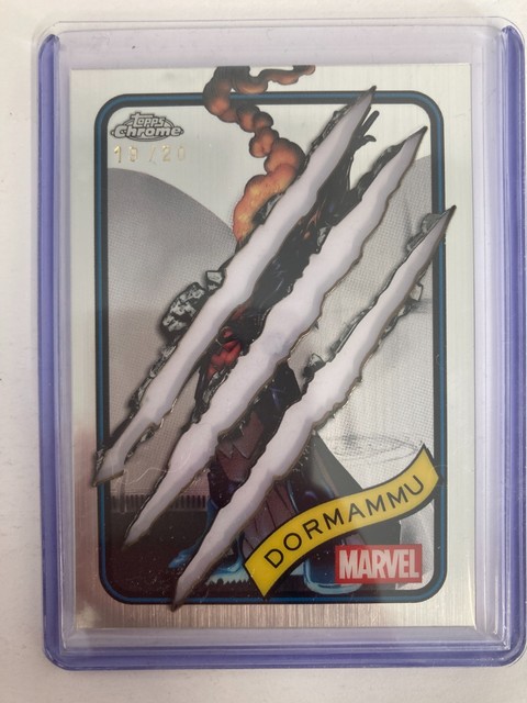 TOPPS MARVEL CHROME 2025 DORMAMMU  BASE CLAWED CHROME STAINLESS STEEL 19/20.