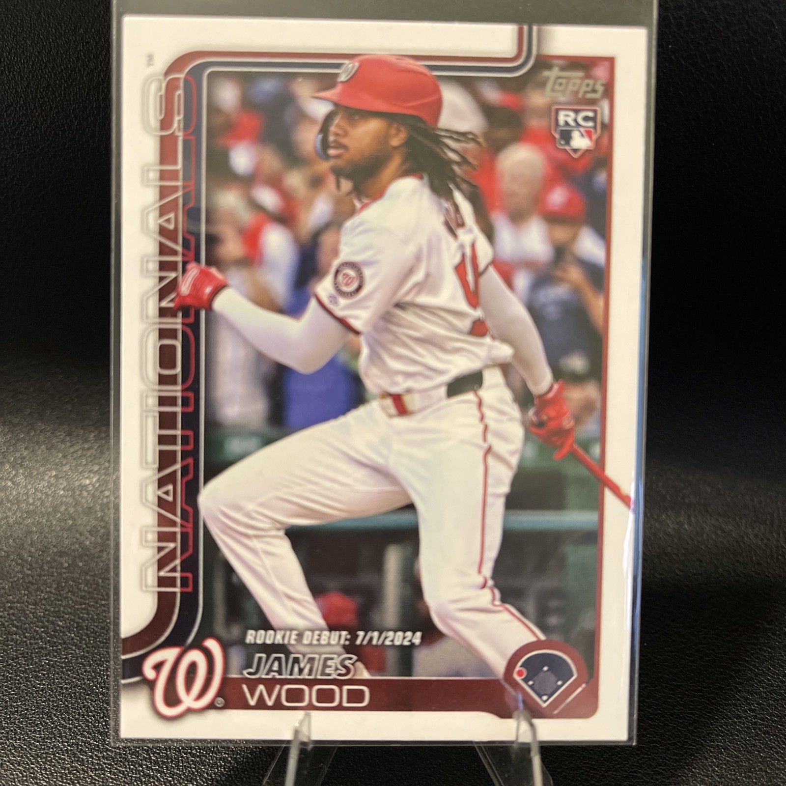 💥2025 Topps Update Series Rookie James Wood Washington Nationals #US218