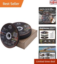 Professional 125mm Cutting Disc Set for Angle Grinders - 25 Discs MPA Certified