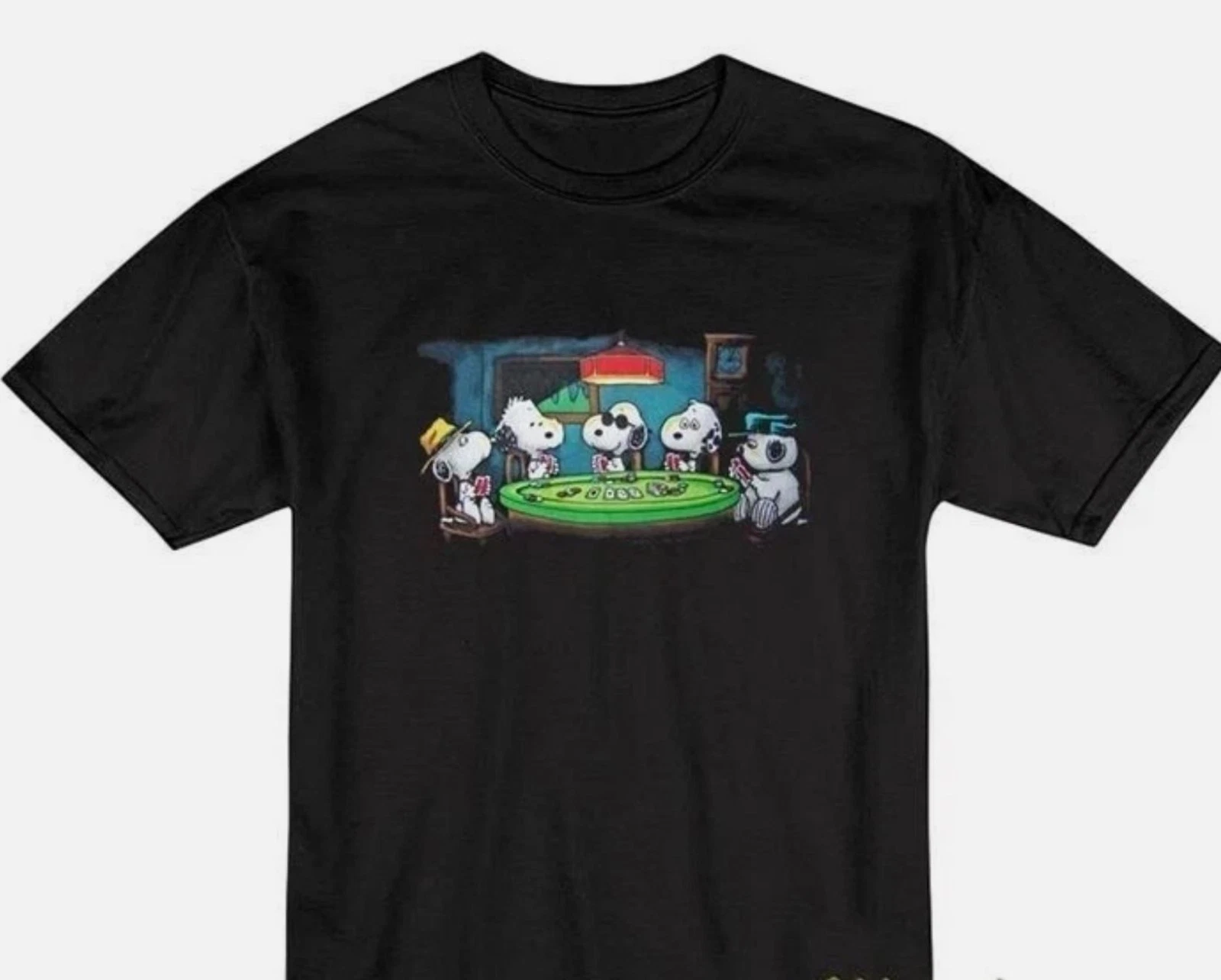 Snoopy Playing Cards Poker Shirt