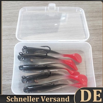 5 teile/los T Schwanz Weichen Köder 80mm 9,5g Künstliche Köder Swimbait für Hech