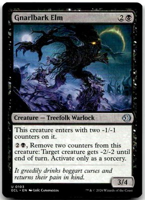MTG Gnarlbark Elm Lorwyn Eclipsed ECL #103 uncommon NM multiple quantities!