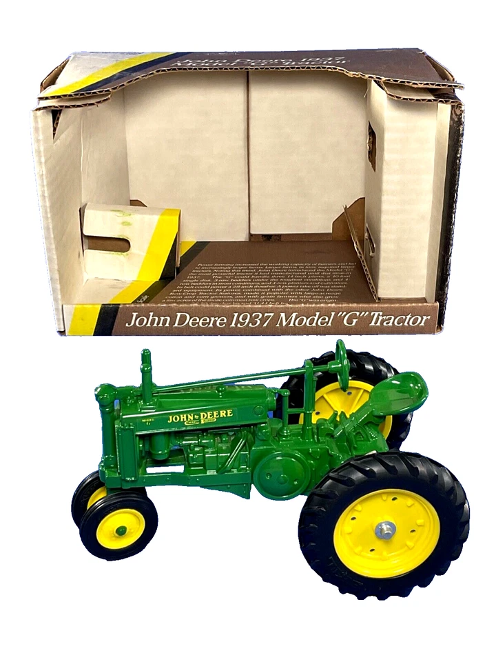 ERTL John Deere 1937 Model "G" Tractor, #548, Narrow Front, Made in The USA - Image 4 of 4