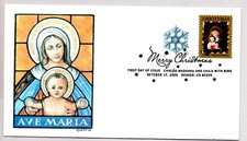 #4100 CHRISTMAS MADONNA AND CHILD FIRST DAY OF ISSUE, AFDCS COURT OF HONOR FDC