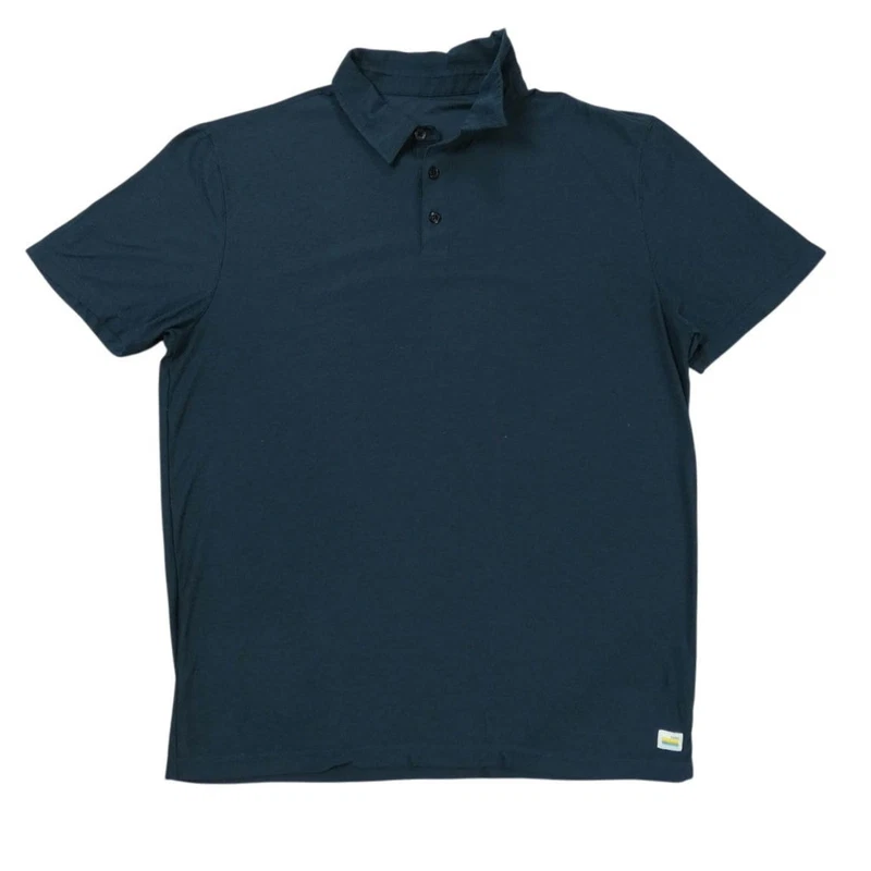 vuori polo strato tech short sleeve stretch preppy shirt