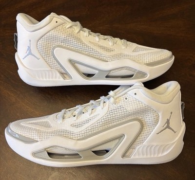 New Nike Jordan Tatum 1 Pure Money Triple White Size 13 Mens FB2863 100