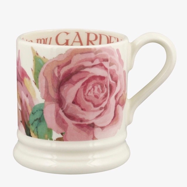 Emma Bridgewater Pottery All the Roses  1/2 Pint Mug  New First Rose Flowers