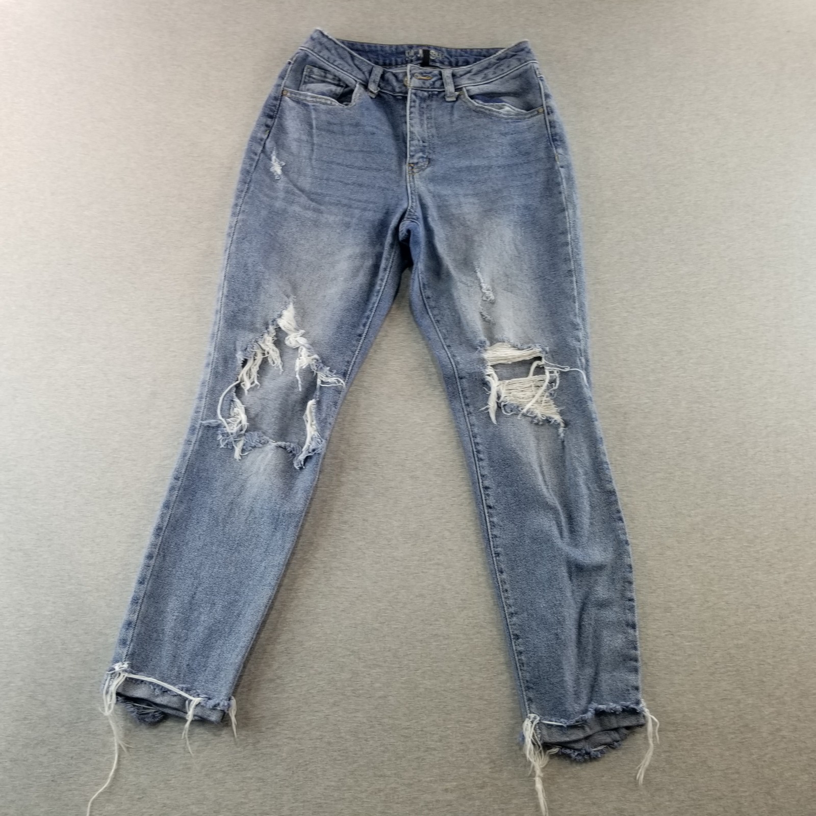 Rewash Jeans Women's Sz 3/26 Super High Rise Mom Med Wash Normcore Cute Stylish