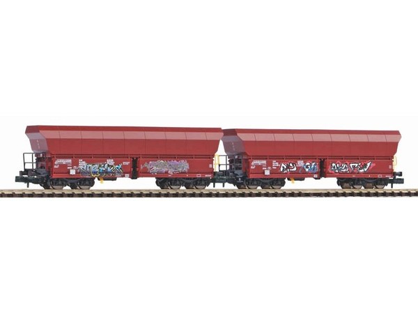 Piko 40716 2Er Set SchüTtgutwagen Falns Mit Graffiti Onrail, Vi, Spur N-image