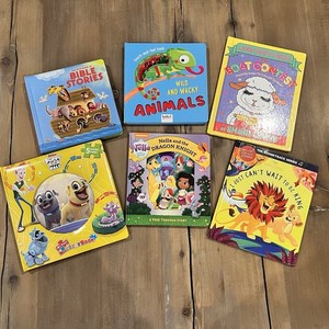 Lot of 6 Books Random Titles Children Kids Toddlers And Babies