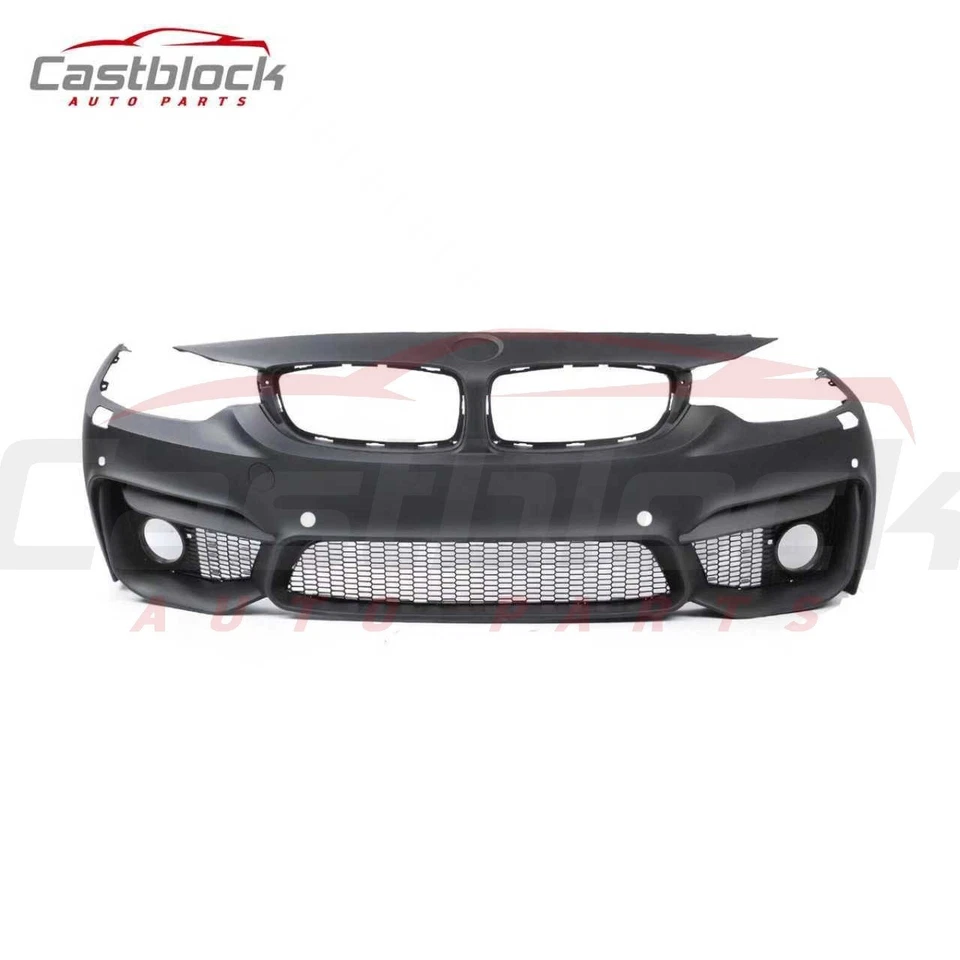 Kit de carrocería de parachoques delantero estilo F32 F33 a M4 para BMW Serie 4 2014-2020 con orificio antiniebla Foto 4 de 4