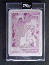 Marketplace image: 2026 Topps Chrome Marvel Mint Cloak & Dagger #52 Silver Printing Plates 1/1
