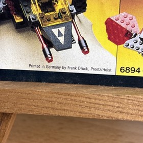 LEGO 6894 Blacktron Invader Space Illustrated Vintage Instruction Manual English