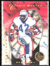 1997 Pinnacle Totally Certified #83 Chris Warren #/4999