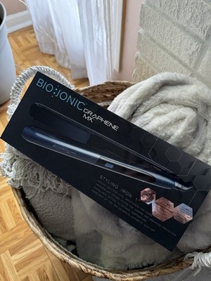 Bio Ionic Graphene MX Styling Iron 1'' Flat Iron Graphene Black