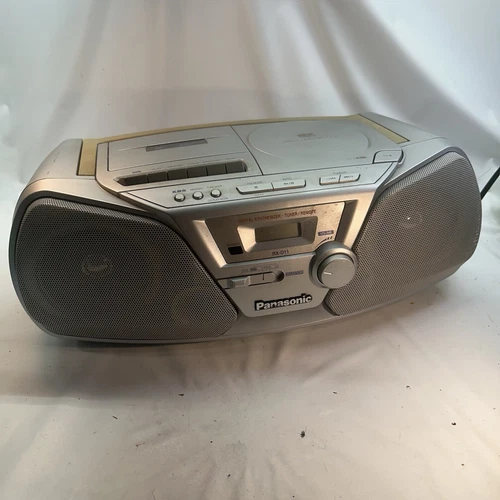 Vintage 90s Panasonic RX-D11 Boombox Cassette Player CD Stereo Boombox W/Remote