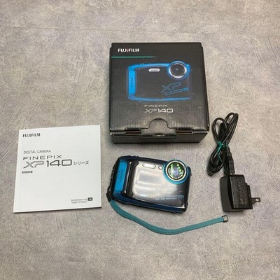K377 FUJIFILM FinePix XP140 Sky Blue Waterproof Digital Camera