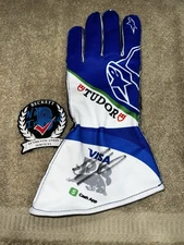 Isack Hadjar Signed Visa RB Racing Bulls Race Glove Formula 1 Rookie Beckett #3