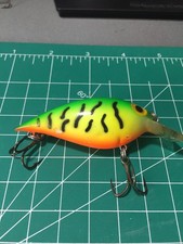 VINTAGE PRE RAPALA STORM SHORT WART LURE FIRE TIGER NICE USA MADE