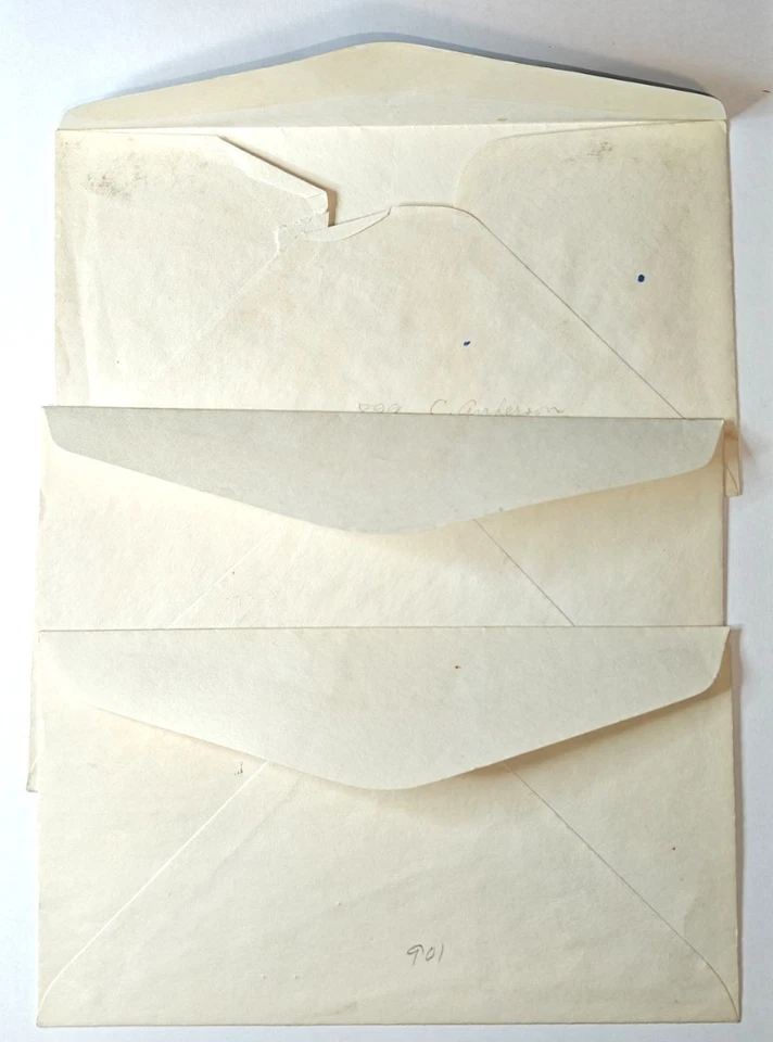 Lot of 3 US COVERS FDC's # 899, 900 & 901 Anderson Hand Colored Cachets 1940 - Image 2 of 2