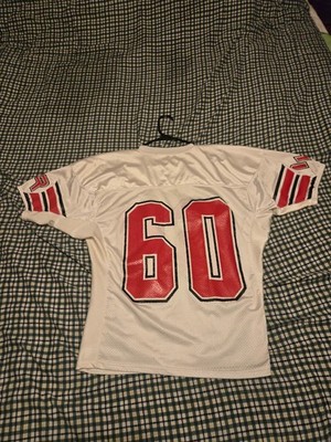 #60 football jerseys for men xl white w/ WR on the shoulders NO NAME