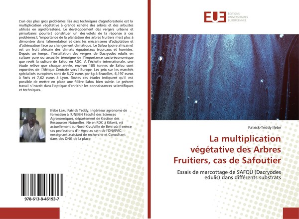 La Multiplication VéGéTative Des Arbres Fruitiers, Cas De Safoutier Ifebe Buch-image