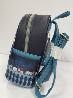 Loungefly Cinderella Castle Mini Backpack Blue Purple Disney Parks Princess NWT Loungefly Disney Cinderella Castle Series Mini Backpack Bag  main image 4