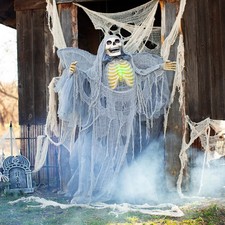 5 Ft. Standing Winged Reaper Animated Prop