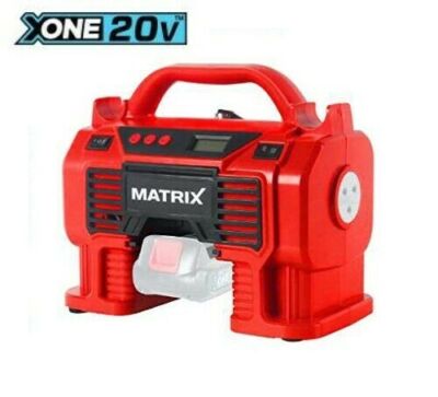 MATRIX AC 20V Akku-Kompressor X-One Serie 11 bar  Solo Gerät ohne Akku