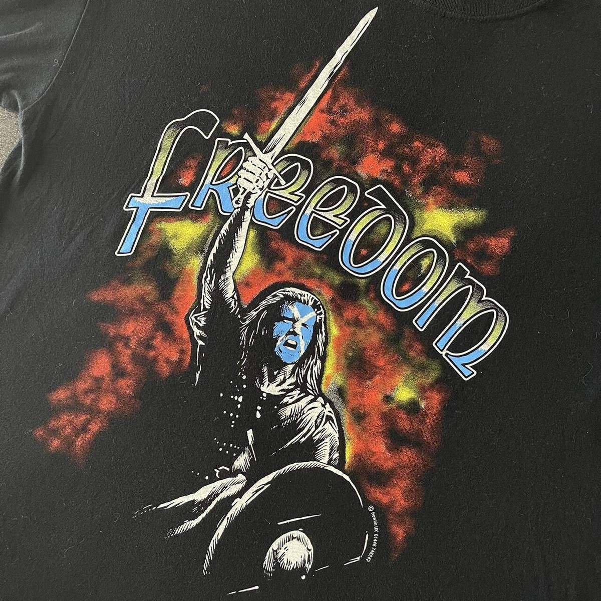 Vintage 90s Braveheart freedom movie t shirt black medium | eBay Vintage 90s Braveheart freedom movie t shirt black medium | eBay