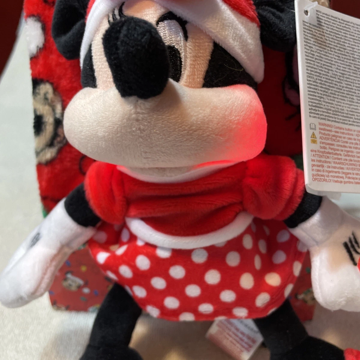 Disney Minnie Mouse. Light Up Plush Throw Blanket Set Primark Exclusive NWT
