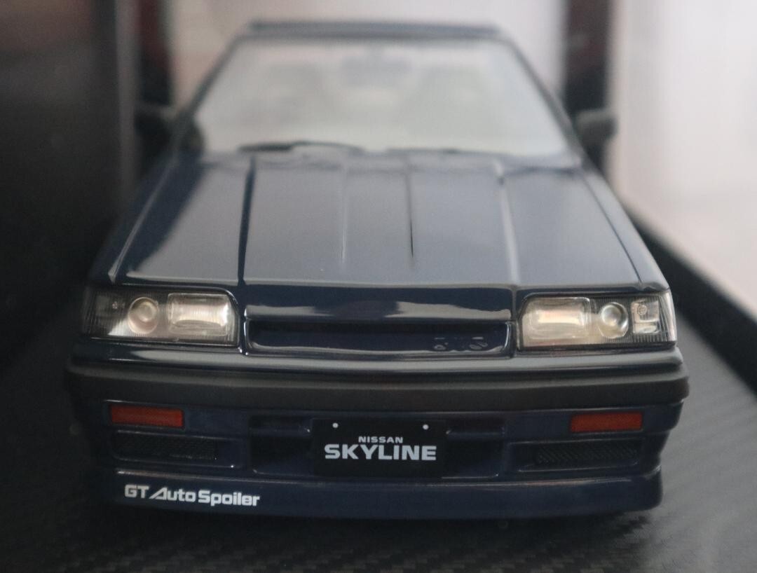1/18 Ignition Model Nissan Skyline GTS-R R31 Blue Black w 1/18 Ignition Model Nissan Skyline GTS-R R31 Blue Black w