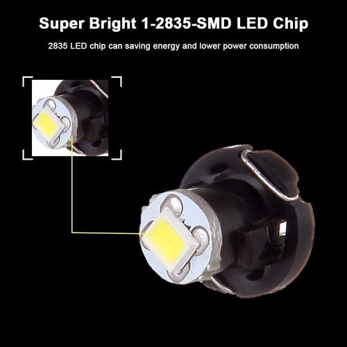 6 Pack Waterproof LED T4/T4.2 Neo Wedge Bulbs - Ultra Bright Vehicle Lighting - Picture 5 of 9