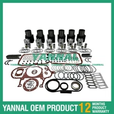6x F6L912 Overhaul Rebuild Kit With Gasket Set Bearing For Deutz diesel engine