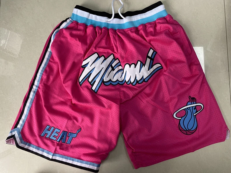 City Edition Miami Heat Basketball Shorts Pants Pink eBay