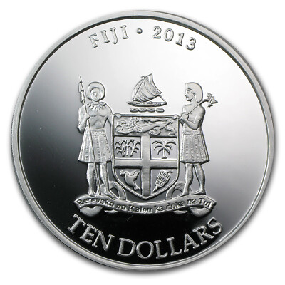Fiji 蛇年1ドル銀貨（2013年）純銀 Fiji set of 2 color silver coin 1 dollar Year of Snake Yin