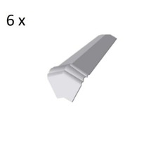 6 x Universal External Fascia Corner 135°  Trim D/Ended