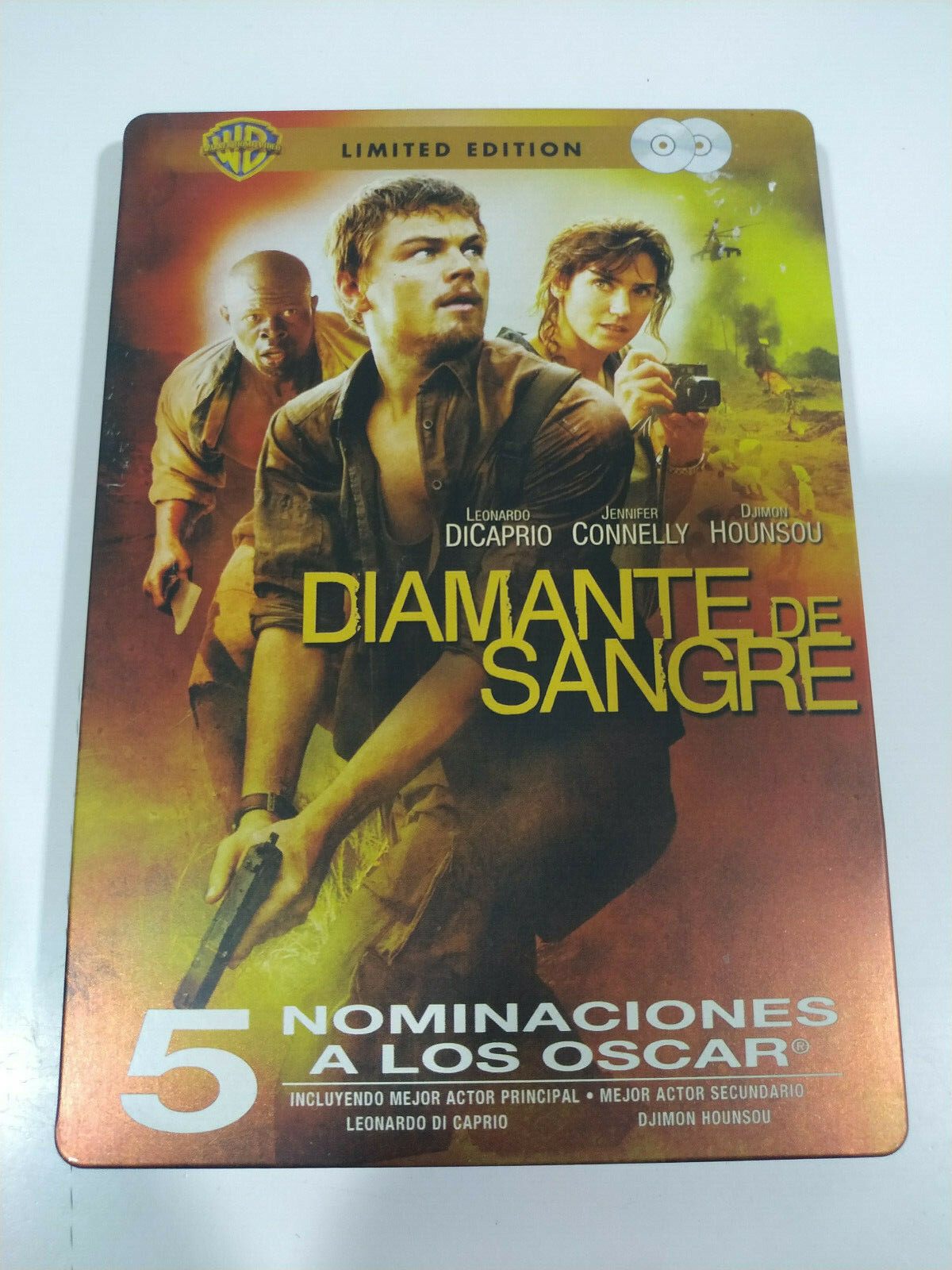 Diamonds De Sangre Leonardo DiCaprio Steelbook Dvd + Extras Español Ingles 3T