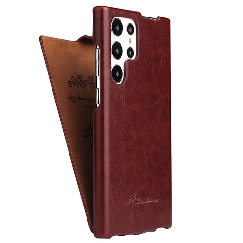 For Samsung Galaxy S25/S25+/S24+ Ultra Vertical Flip Case PU Leather Pouch Cover - Picture 6 of 21