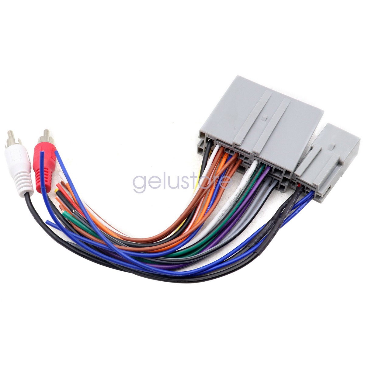 SGerste Voor Ford Fiesta 02-05 ISO Kabelconnector Vehicles Stereo Radio Adapter PC2-80-4, voor Mk6 (met 3-delige in het dashboard) 2002-2005 ISO-connector voor meeste apparaten passen