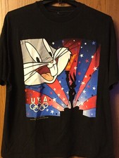 Bugs Bunny  1995 Warner Products Black Shirt. No Tag.