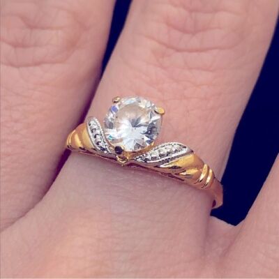 Vintage 14 KT HGE LIND Gold Plated Ring