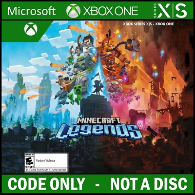 Minecraft Legends Xbox One, Series X|S KEY   Region Free Global  Not a Disc