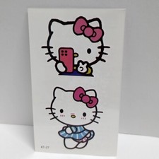 Hello Kitty Temporary Tattoos for Kids - Waterproof, Easy to Apply, 2